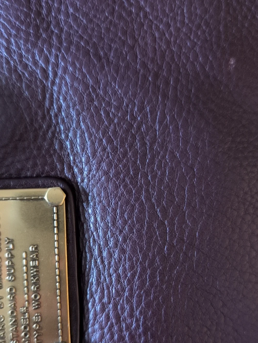 EUC Marc by Marc Jacobs Plum Leather Wristlet - Picture 9 of 9